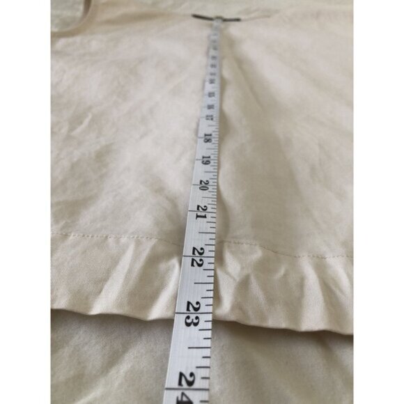 Sofie D'Hoore Oversized Sleeveless Drawstring Hem Top Womens 10 Ivory Lagenlook - Picture 8 of 8